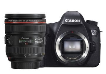 Canon EOS 6D 24-70mm F2.8 II USM DSLR Fotoğraf Makinesi