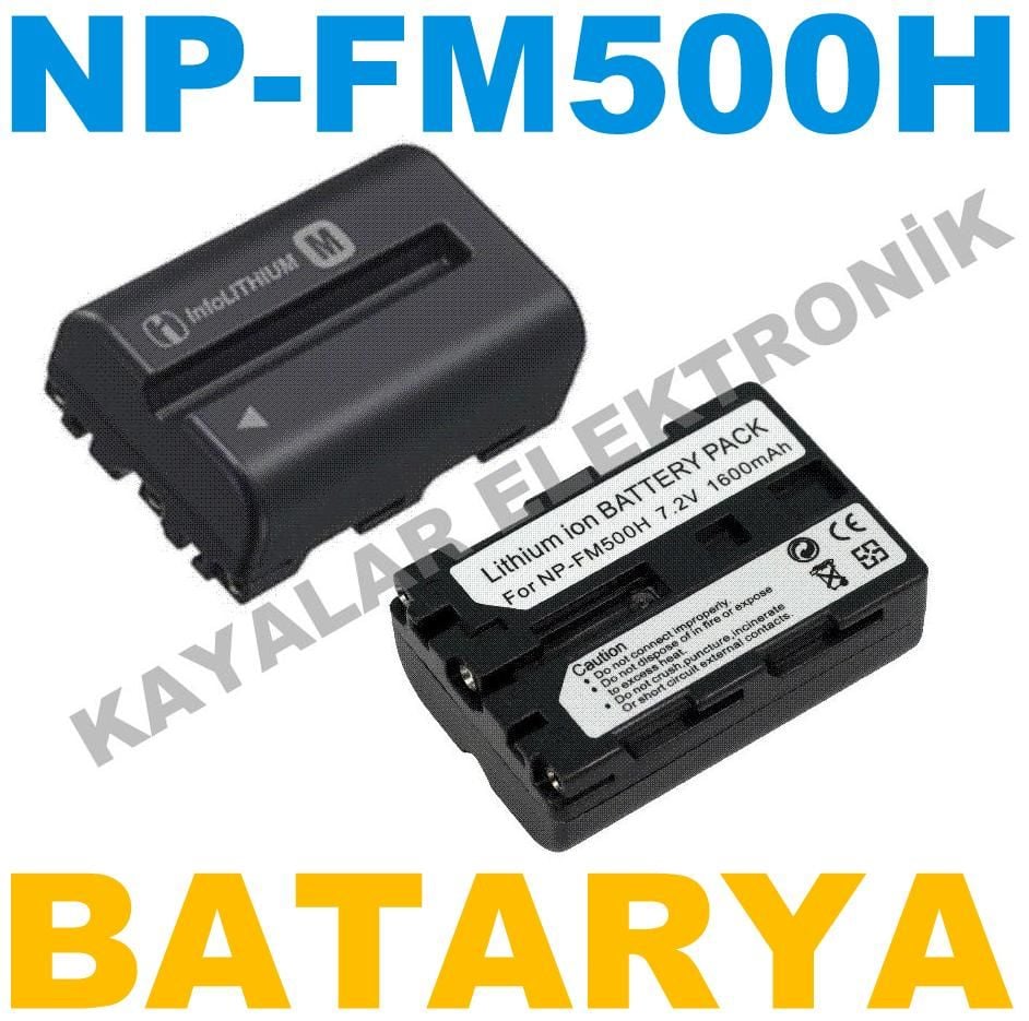OEM Sony NP-FH500H Fotoğraf Makinesi Batarya