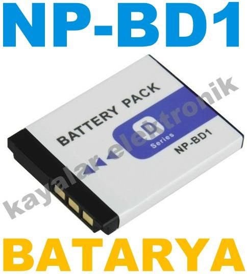 OEM Sony NP-BD1 Fotoğraf Makinesi Batarya