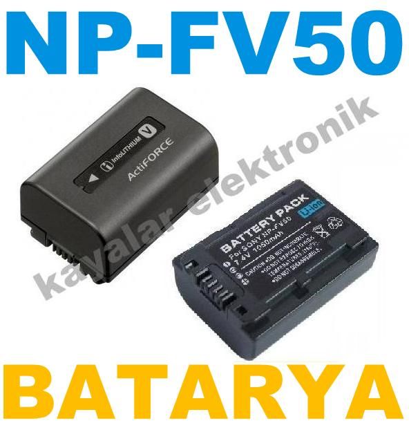 OEM Sony NP-FV50 Fotoğraf Makinesi Batarya