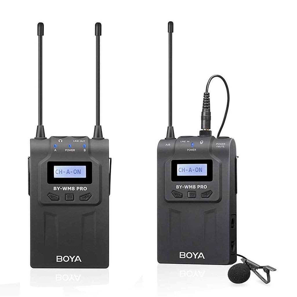Boya BY-WM8 Pro Kit-1 Kablosuz Mikrofon