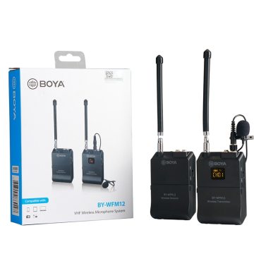 Boya BY-WFM12 UHF Profesyonel Wireless Mikrofon