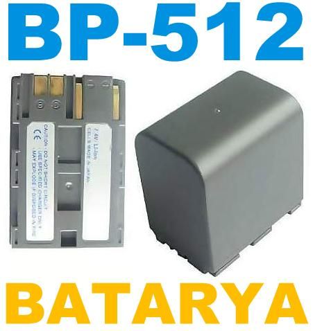 OEM Canon BP-512 Fotoğraf Makinesi Batarya