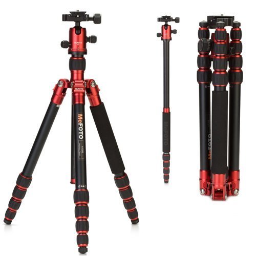 Benro Mefoto A1350Q1 Kırmızı Alüminyum Tripod