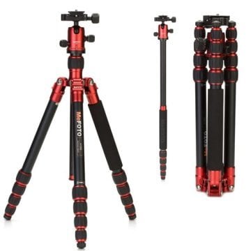 Benro Mefoto A1350Q1 Kırmızı Alüminyum Tripod