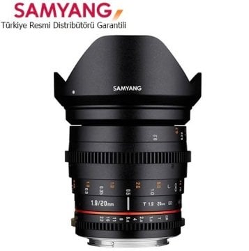 Samyang 20mm T/1.9 Full Frame VDSLR Lens