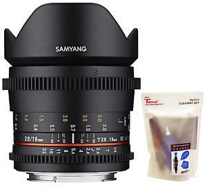 Samyang 16mm T/2.6 ED AS UMC VDSLR Lens
