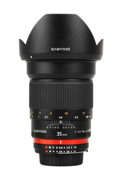 Samyang 35mm f/1.4 AE Canon Uyumlu Full Frame Lens