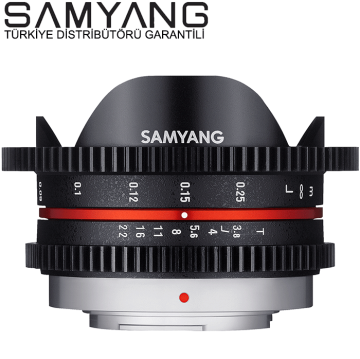 Samyang 7.5mm T3.8 Fish-eye Cine MFT Lens
