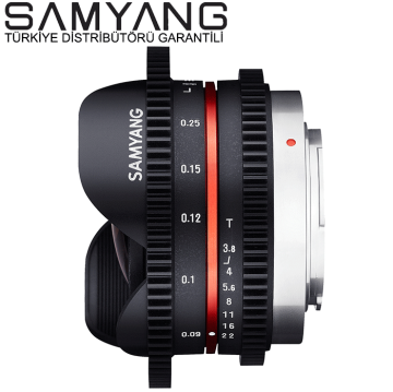 Samyang 7.5mm T3.8 Fish-eye Cine MFT Lens