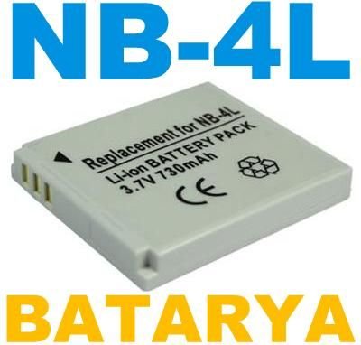 OEM Canon NB-4L Fotoğraf Makinesi Batarya
