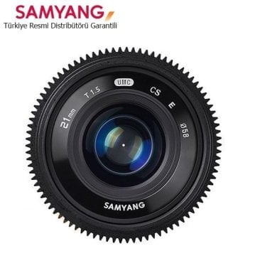 Samyang 21mm T1.5 ED AS UMC CS Cine Sony Uyumlu Lens