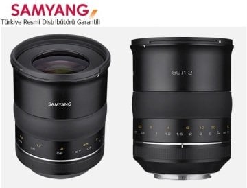 Samyang XP 50mm f/1.2 Canon EF Uyumlu Lens