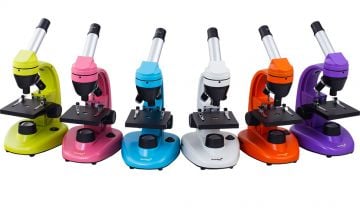 Levenhuk 50L NG Mikroskop - Azure,Lime,Orange,Rose