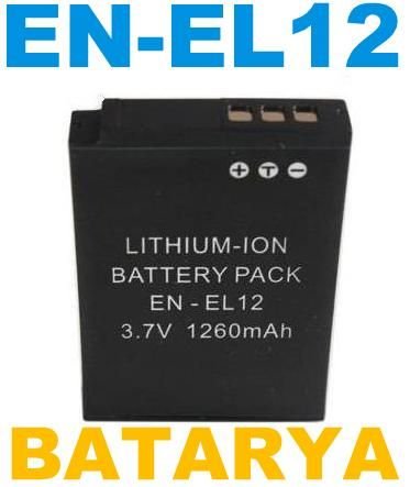 OEM Nikon EN-EL12 Fotoğraf Makinesi Batarya