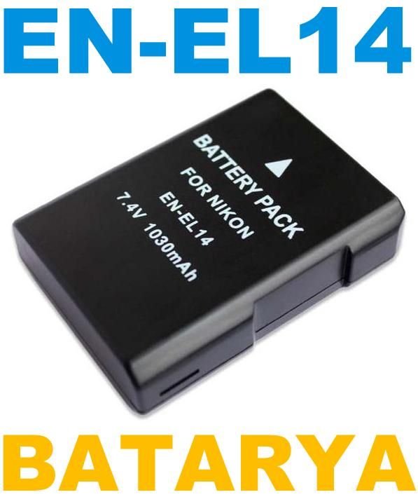 OEM Nikon EN-EL14 Fotoğraf Makinesi Batarya
