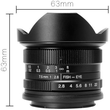 7artisans 7.5mm F2.8 Fuji Lens (FX mount)