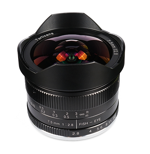 7artisans 7.5mm F2.8 Fuji Lens (FX mount)