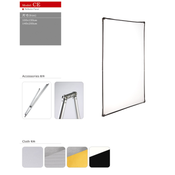 Lifei 100x150cm CE 2 in 1 Beyaz-Gümüş Panel Reflektör