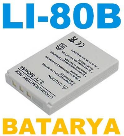 Olympus LI-80B Fotoğraf Makinesi Batarya