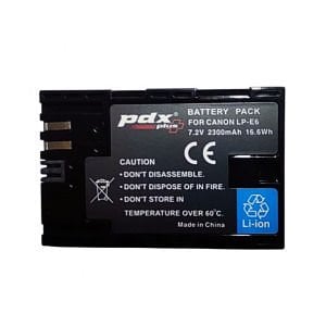 PDX Plus for Canon LP-E6 Batarya