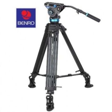 Benro A-573TBS8 Hidrolik Profesyonel Video Tripod Kit