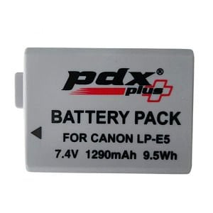 PDX Plus for Canon LP-E5 Batarya