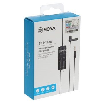Boya BY-M1 Pro Profesyonel Youtuber Yaka Mikrofonu
