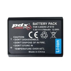 PDX Plus for Canon LP-E10 Batarya