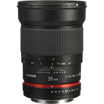 Samyang 35mm f/1.4 AE Canon Uyumlu Çipli Lens