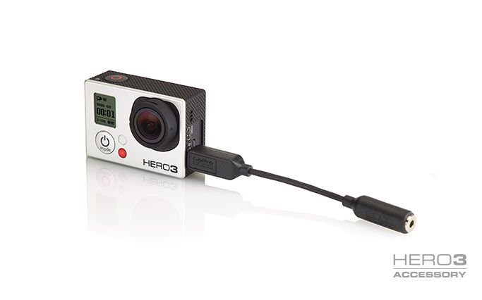 Gopro HERO3 3.5mm Mikrofon Adaptör