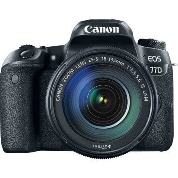 Canon EOS 77D 18-135mm NANO DSLR Fotoğraf Makinesi