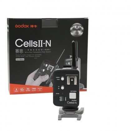 Godox Cells II-Nıkon 1/8000s Radyo Kanallı Tetikleyici