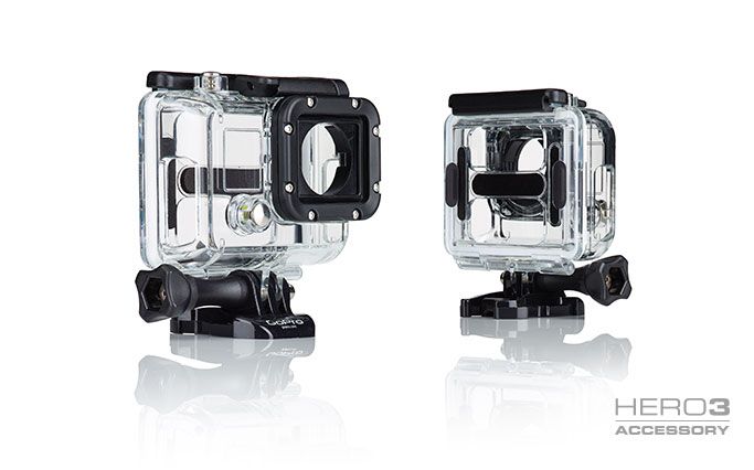 Gopro HERO3 Skeleton Housing - Açık Kapak