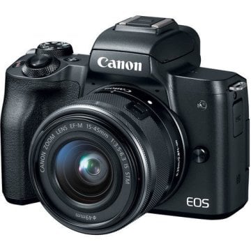 Canon EOS M50 15-45mm Aynasız DSLR Foto Makinesi