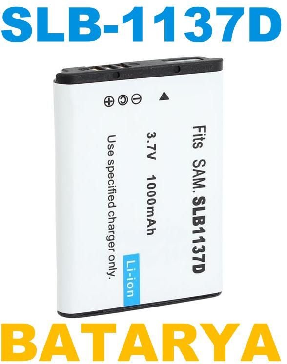 OEM Samsung SLB-1137D Fotoğraf Makinesi Batarya