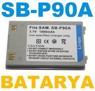 OEM Samsung SB-P90A Fotoğraf Makinesi Batarya