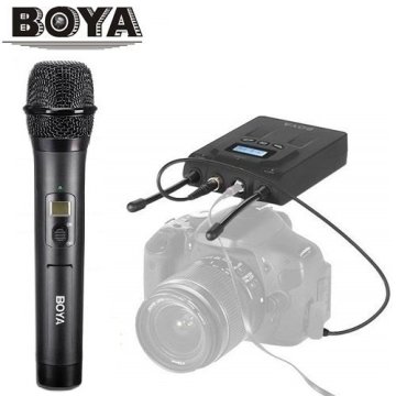 Boya BY-WHM8 Pro Kablosuz Dinamik El Mikrofonu Full Set