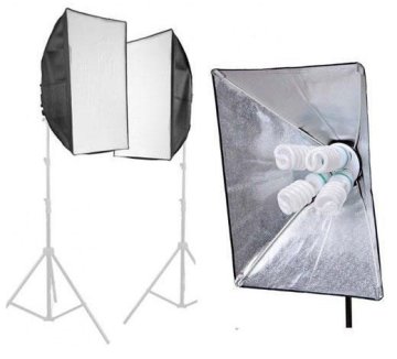 Fancier SFL-4 50x70cm 4 Duylu 2 Ayaklı Çantalı Işık Seti