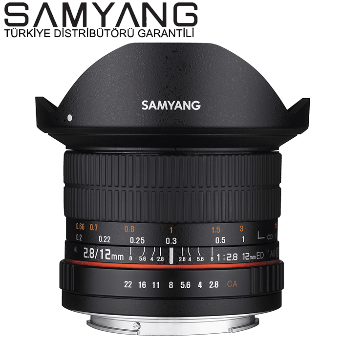 Samyang 12mm f/2.8 ED AS NCS Fisheye Nikon Uyumlu Lens