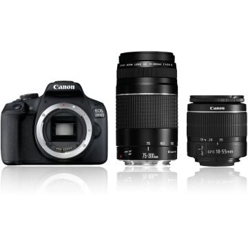 Canon EOS 2000D 18-55 + 75-300mm Double Lens Kit