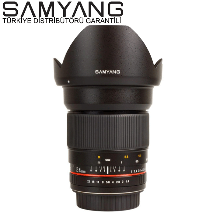 Samyang 24mm f/1.4 ED UMC Full Frame Canon Uyumlu Lens