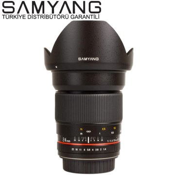 Samyang 24mm f/1.4 ED UMC Full Frame Canon Uyumlu Lens