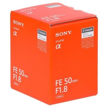 Sony SEL50F18F FE 50mm f/1.8 Lens