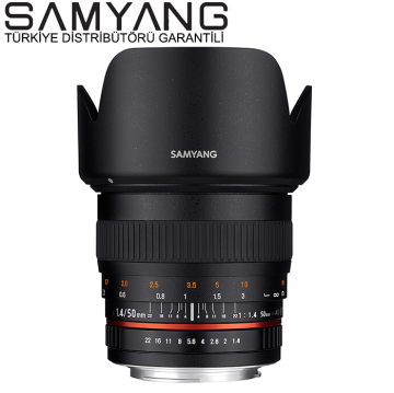 Samyang 50mm f/1.4 AS UMC Standart Canon Uyumlu Lens
