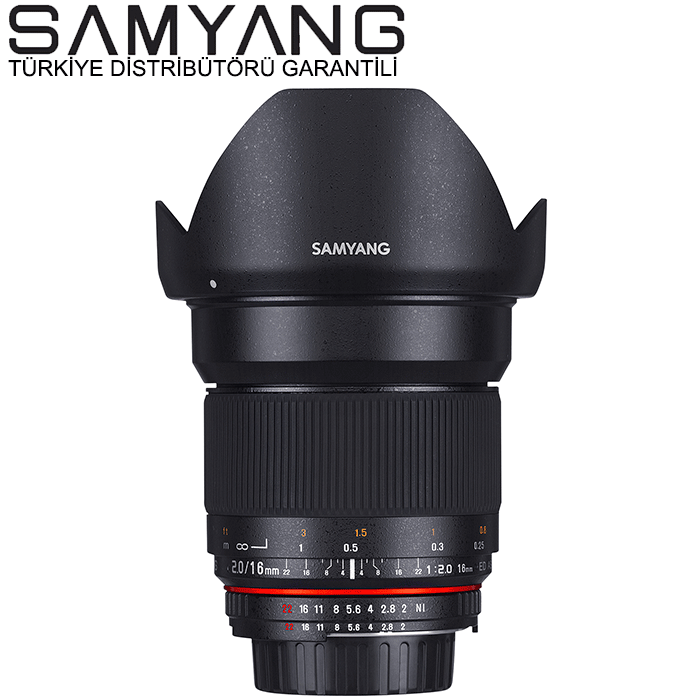Samyang 16mm f/2.0 DSLR Nikon Uyumlu Lens