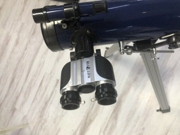 Teleskop İçin İki Gözle Bakma Adaptörü