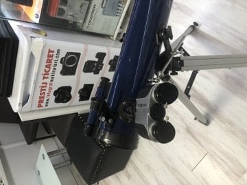 Teleskop İçin İki Gözle Bakma Adaptörü