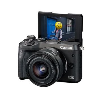 Canon EOS M6 15-45mm Aynasız DSLR Fotoğraf Makinesi