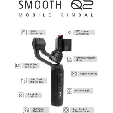 Zhiyun Smooth Q2 Telefonlar için Gimbal Sabitleyici